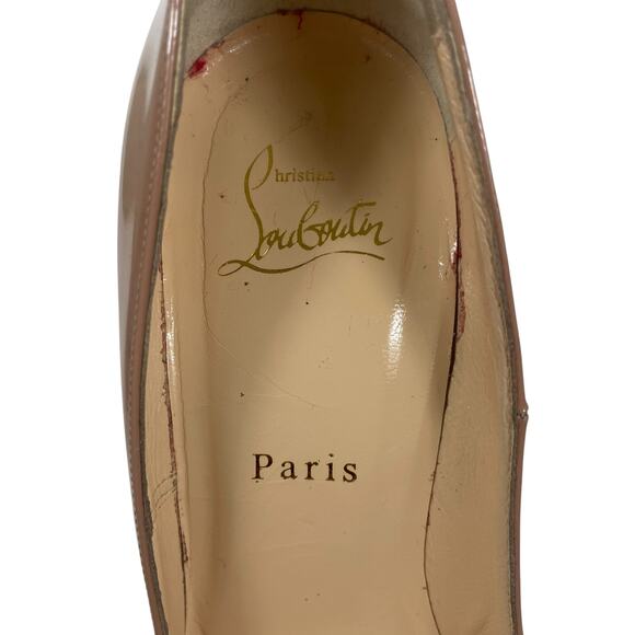 Christian Louboutin So Kate 120mm Patent Leather Pump Blush Size 39 - Picture 12 of 16